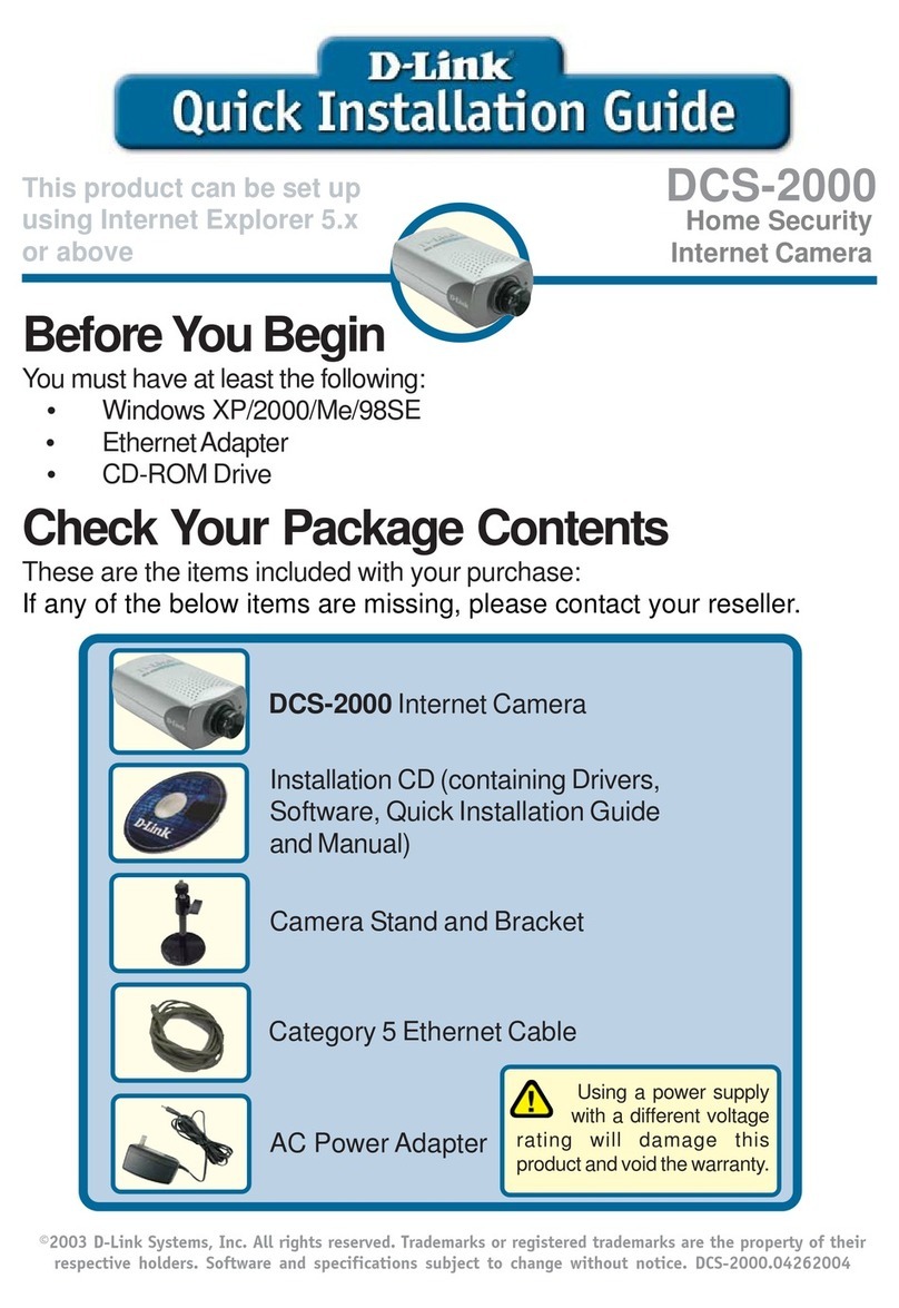 D-Link Securicam Network DCS-2000 User manual