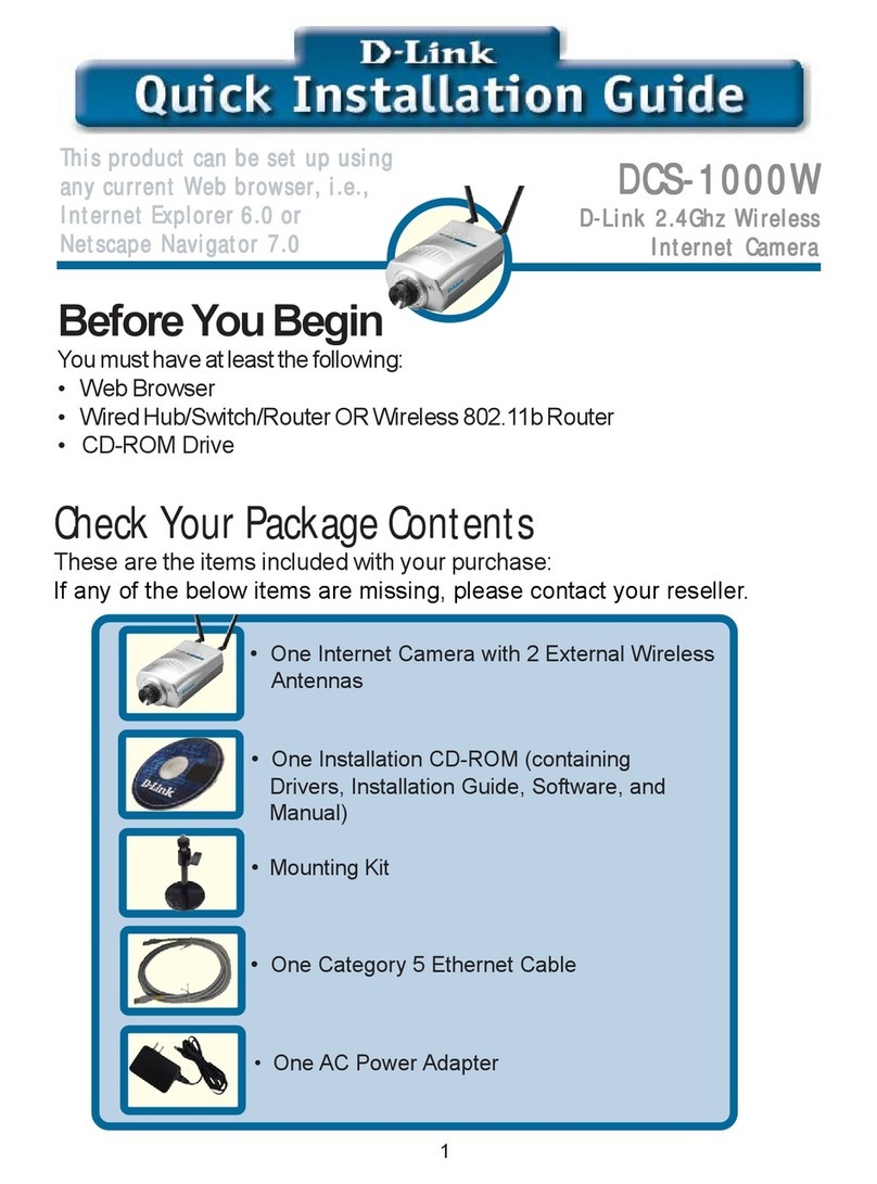 D-Link Air DCS-1000W User manual
