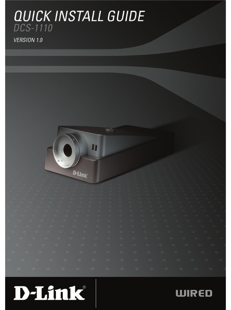 D-Link DCS-1110 - Network Camera User manual D-Link DCS-1110 - Network Camera User manual