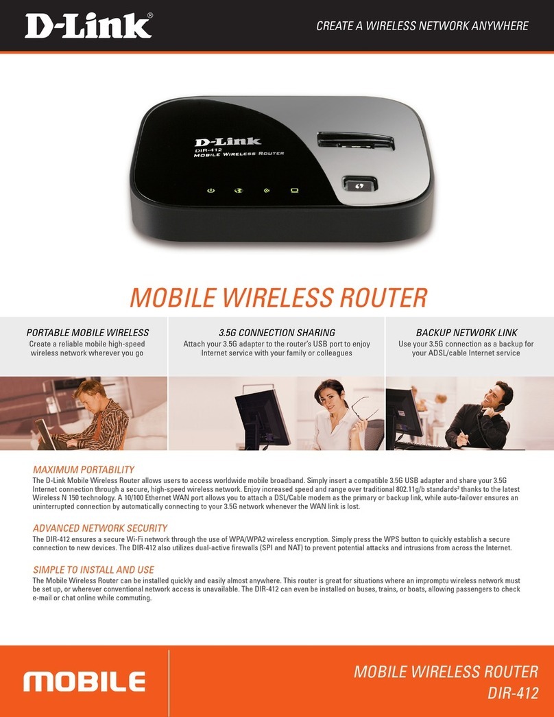 D-Link DIR-412 User manual