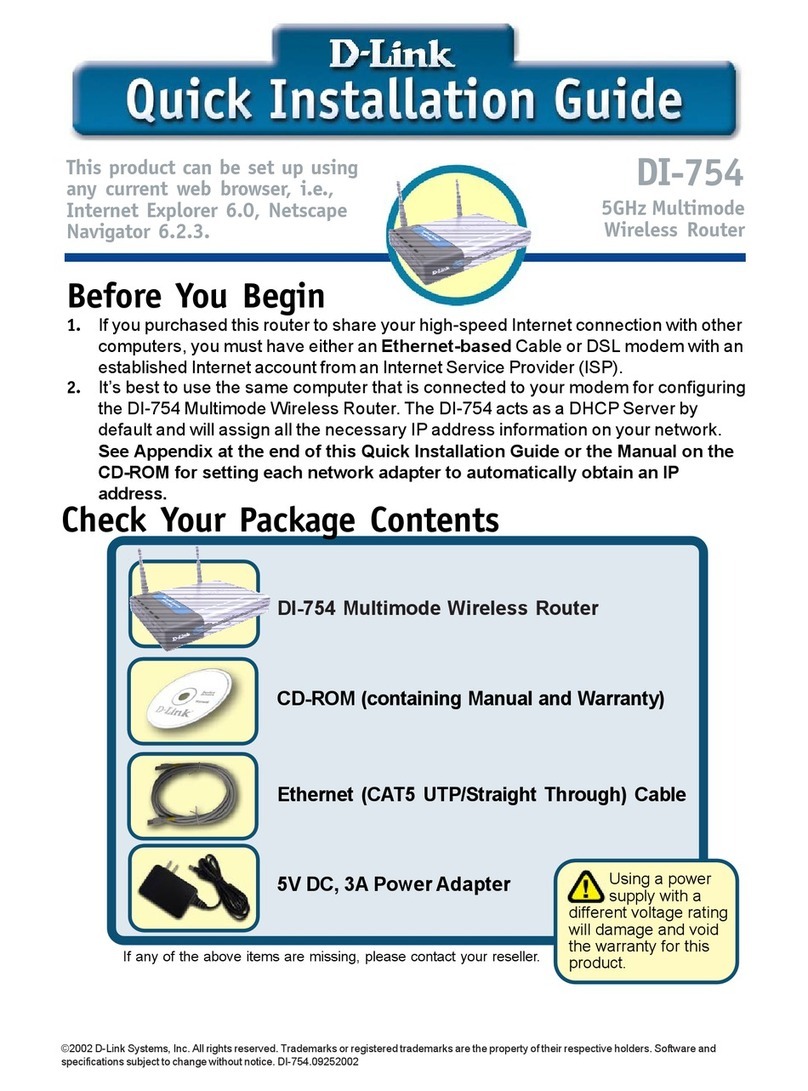 D-Link AirPro DI-754 User manual