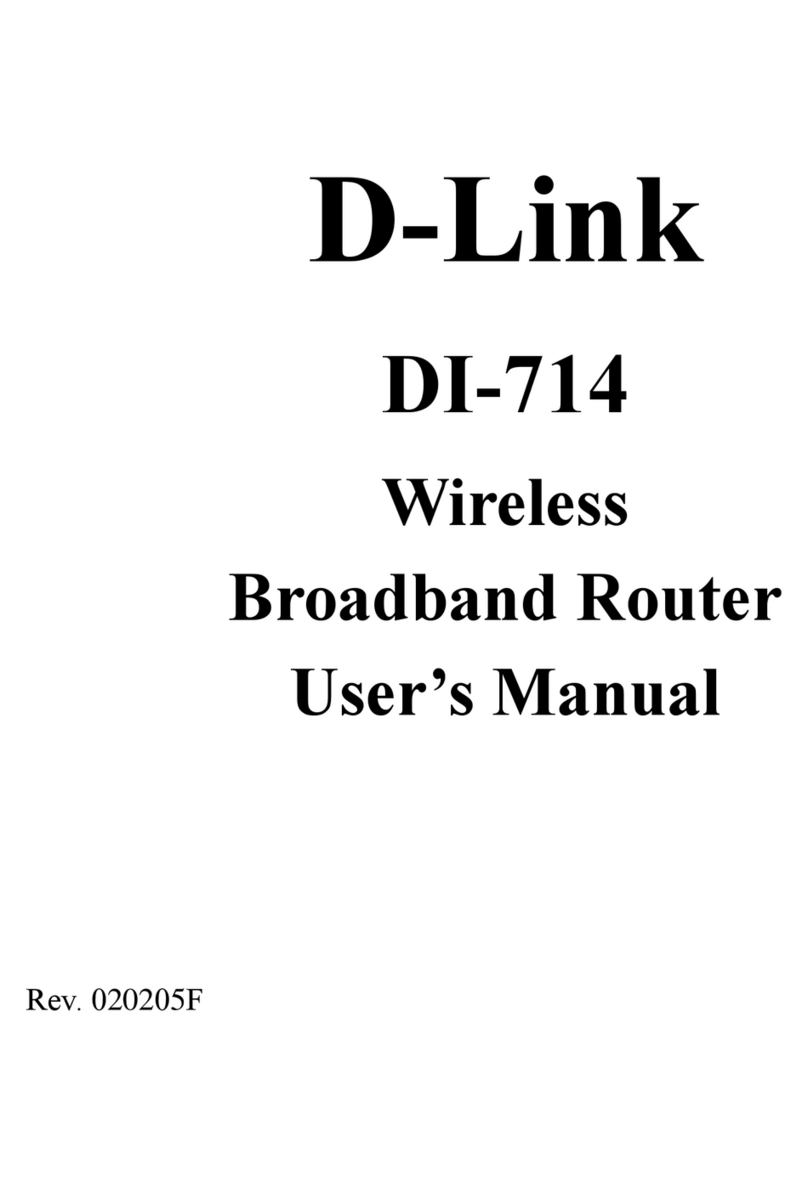 D-Link DI-714 User manual D-Link DI-714 User manual