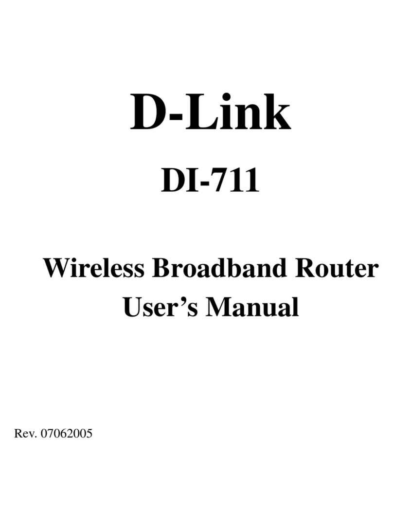D-Link DI-711 - Gateway User manual D-Link DI-711 - Gateway User manual