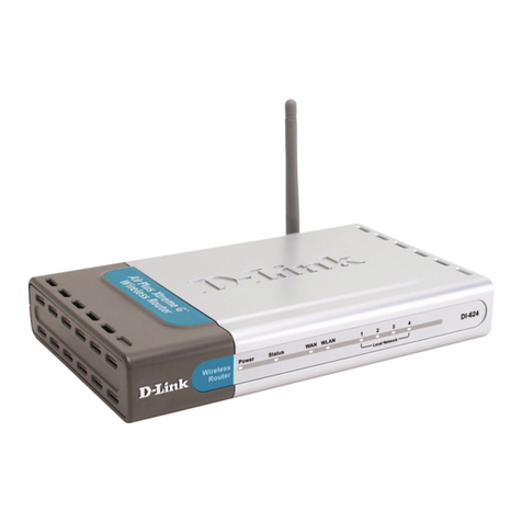 D-Link AirPlusXtremeG DI-624 User manual