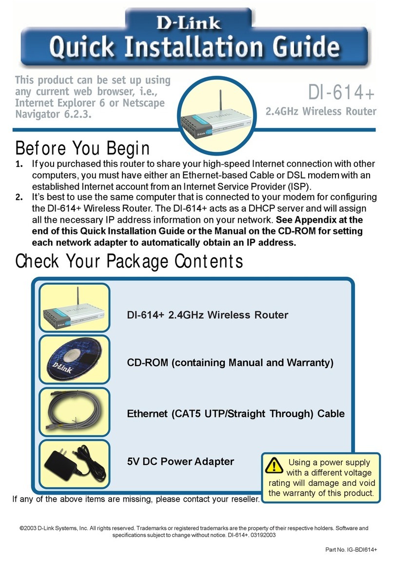 D-Link AirPlus DI-614+ User manual