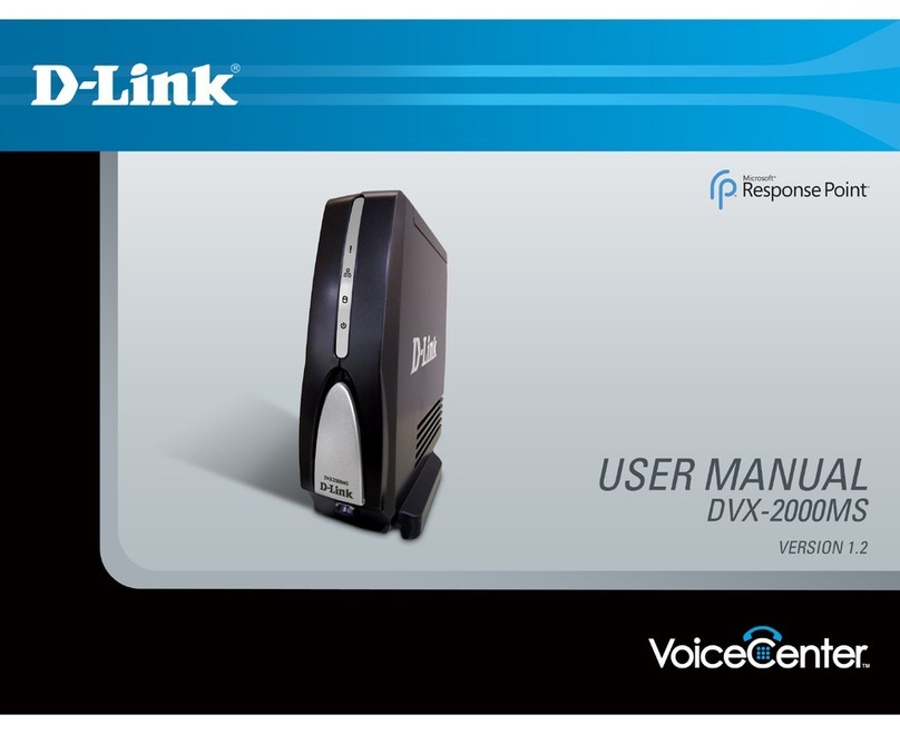 D-Link VoiceCenter DVX-2000MS user manual
