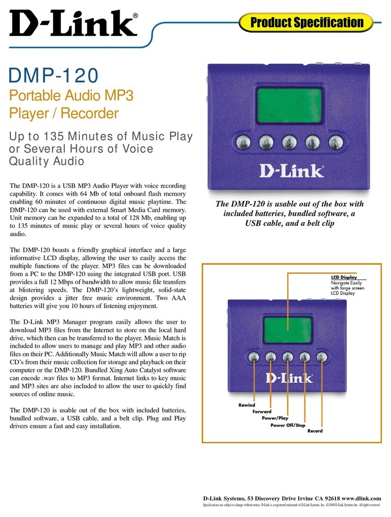 D-Link DMP-120 User manual