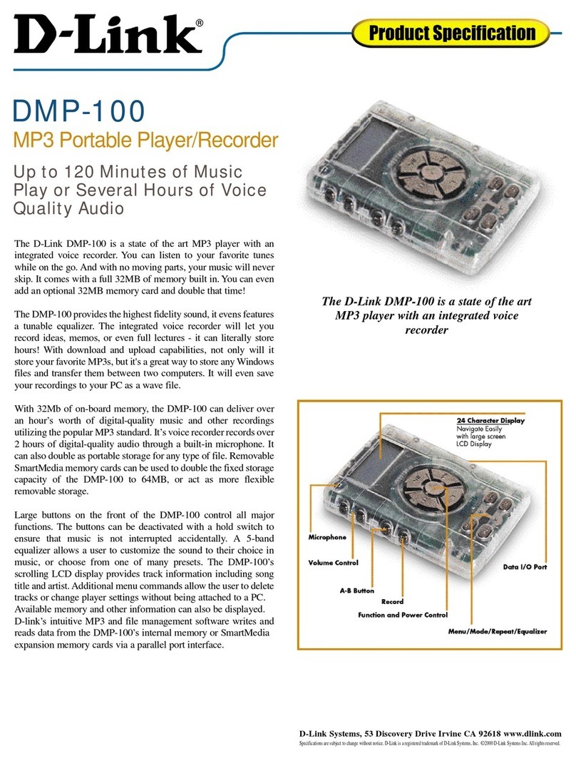 D-Link DMP-100 User manual