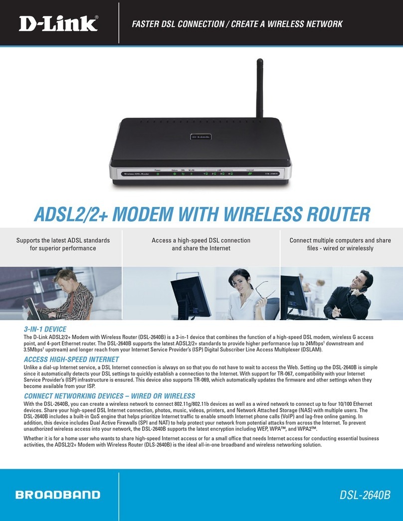 D-Link DSL-2640B User manual