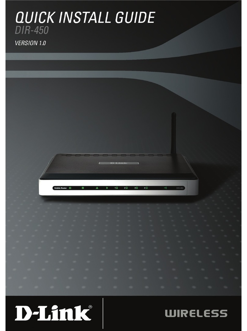D-Link DIR-450 - 3G Mobile Router Wireless User manual D-Link DIR-450 - 3G Mobile Router Wireless User manual