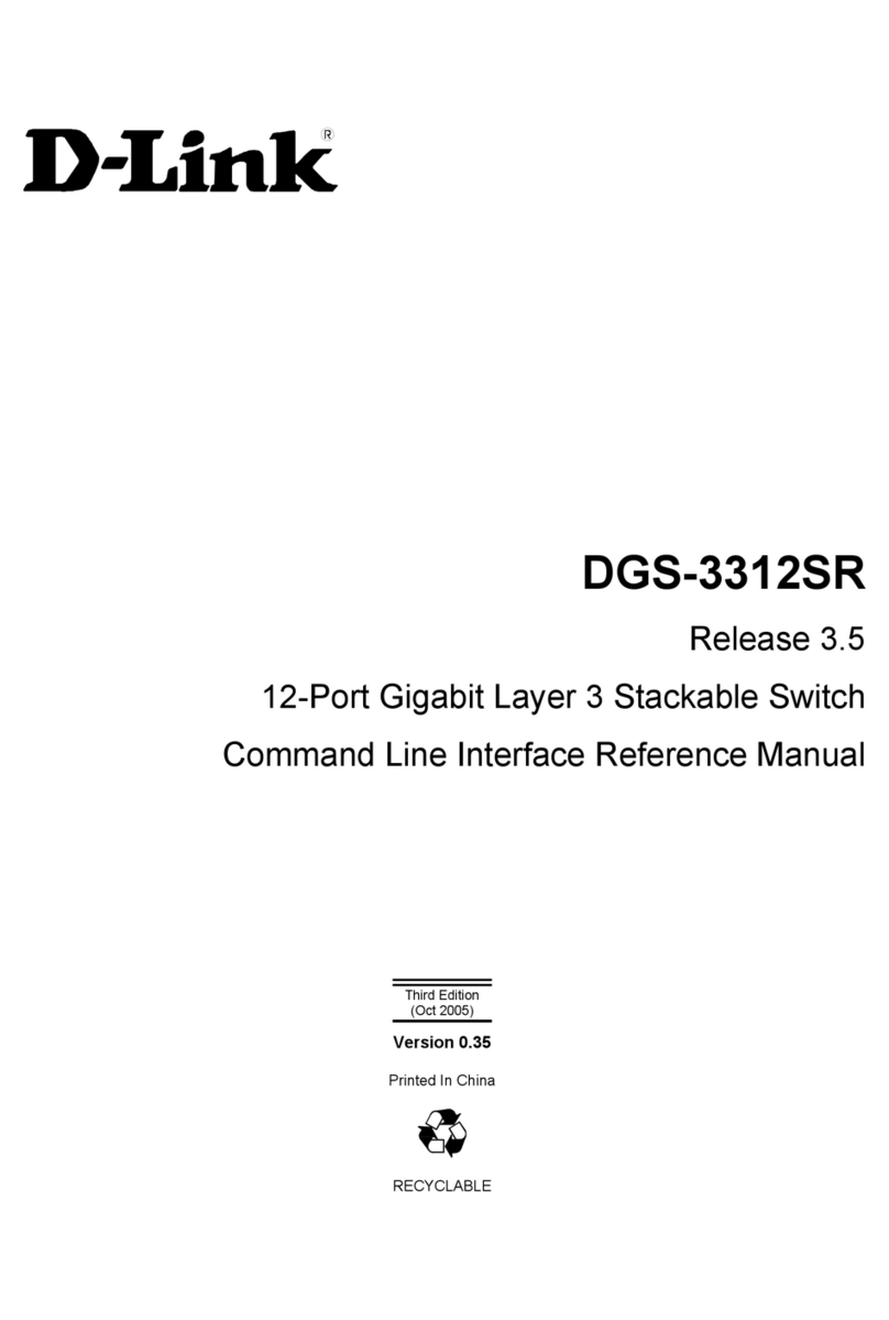 D-Link DGS-3312SR User manual