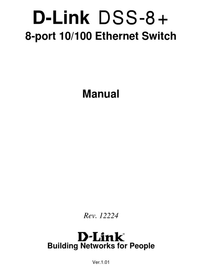 D-Link DSS-8+ User manual