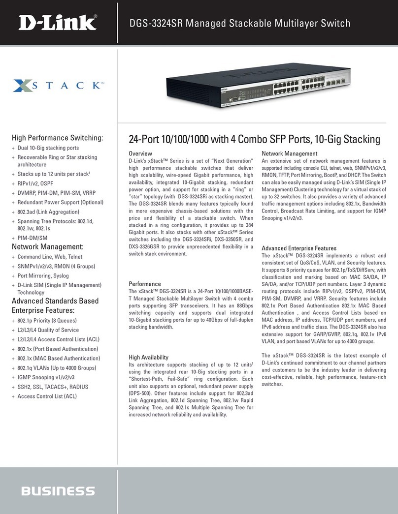 D-Link DGS-3324SR User manual