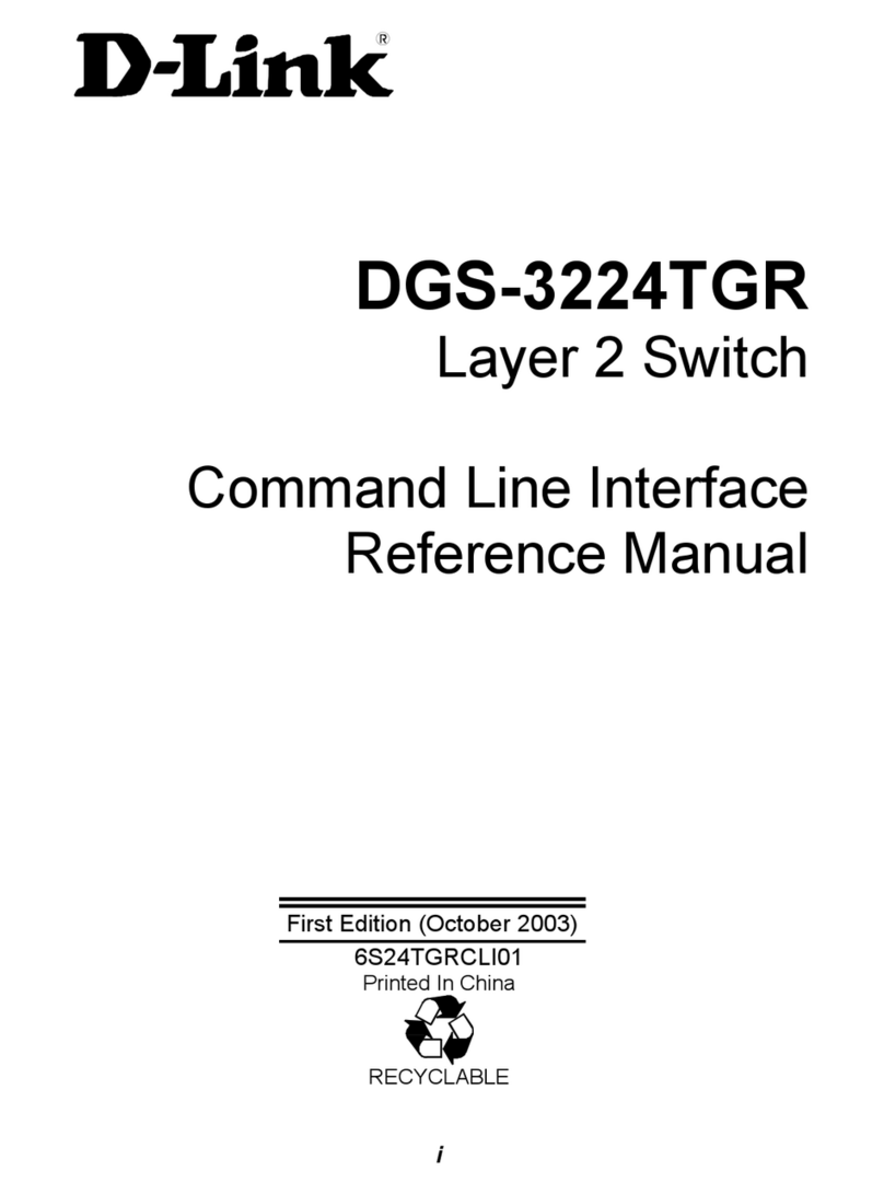 D-Link DGS-3224TGR - Switch User manual D-Link DGS-3224TGR - Switch User manual