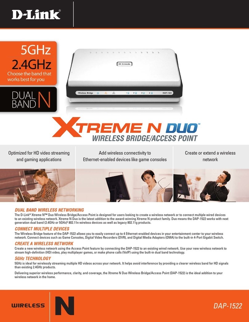 D-Link xtreme n duo dap-1522 User manual D-Link xtreme n duo dap-1522 User manual