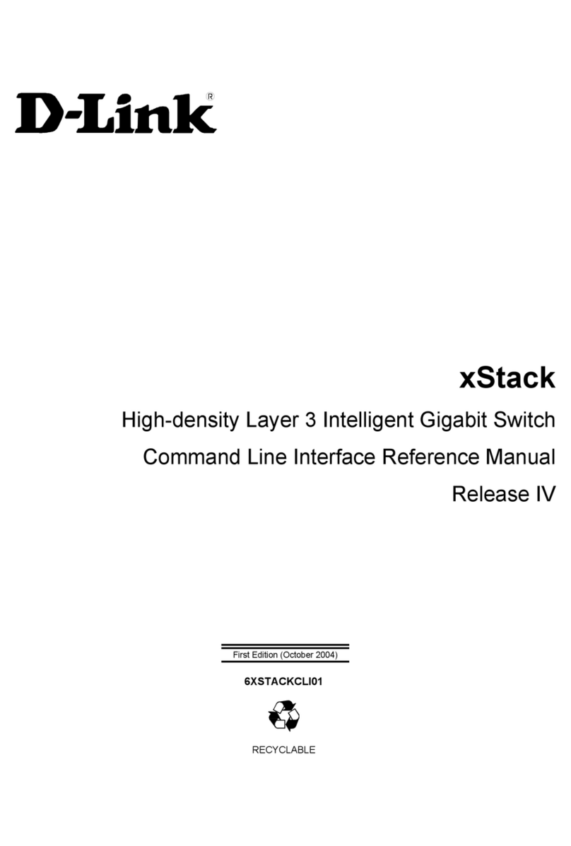D-Link xStack DGS-3324SRi User manual D-Link xStack DGS-3324SRi User manual
