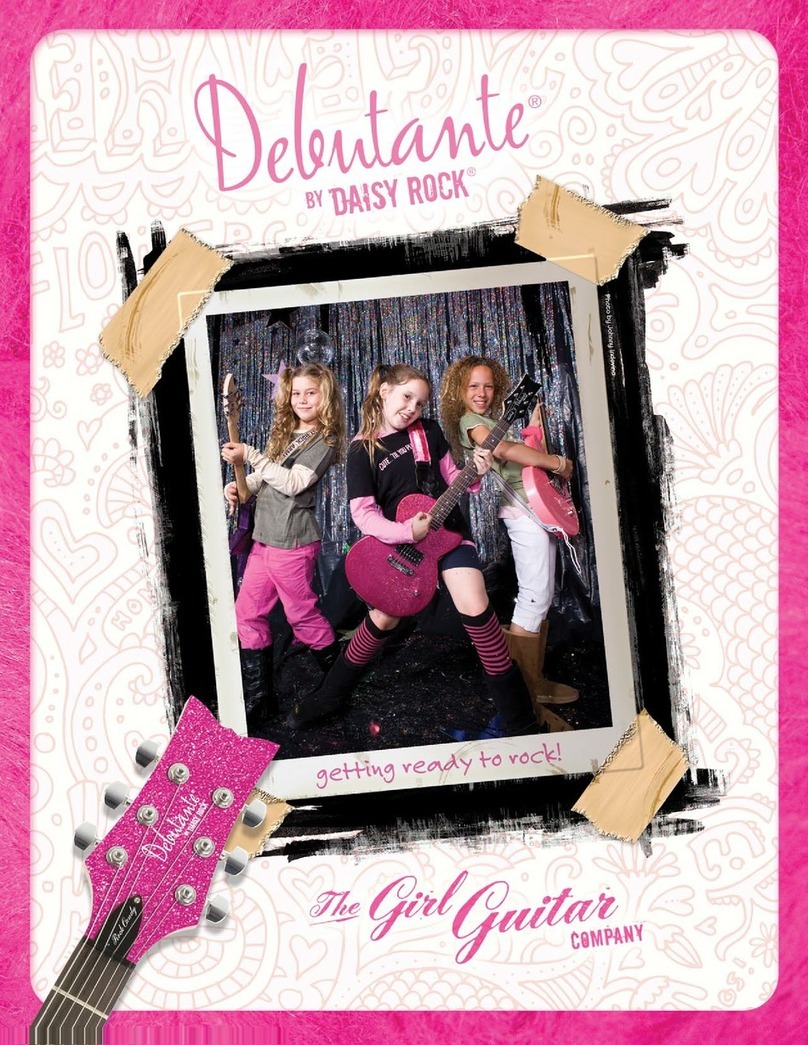 Daisy Rock Debutante Star Short Scale User manual
