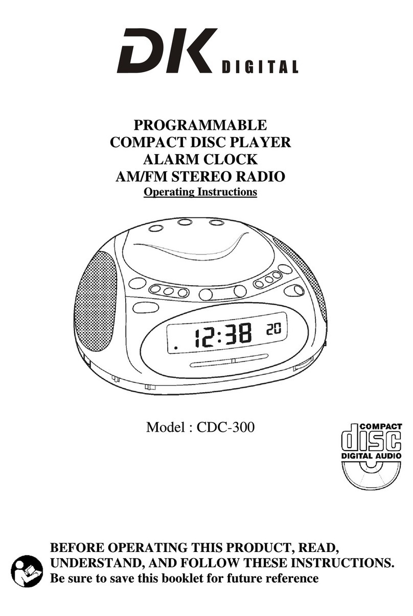 DK Digital CDC-300 operating instructions