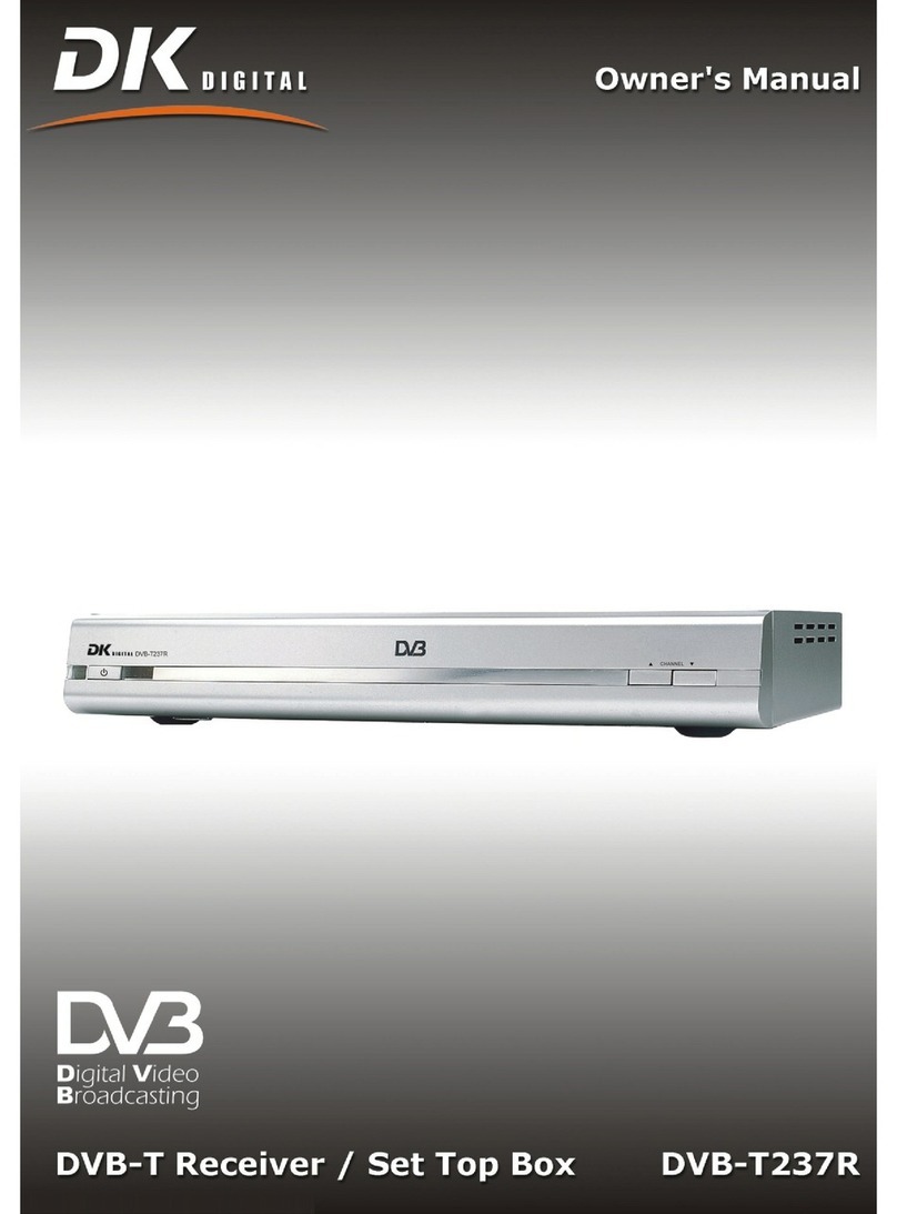DK Digital DVB-T237R owner's manual