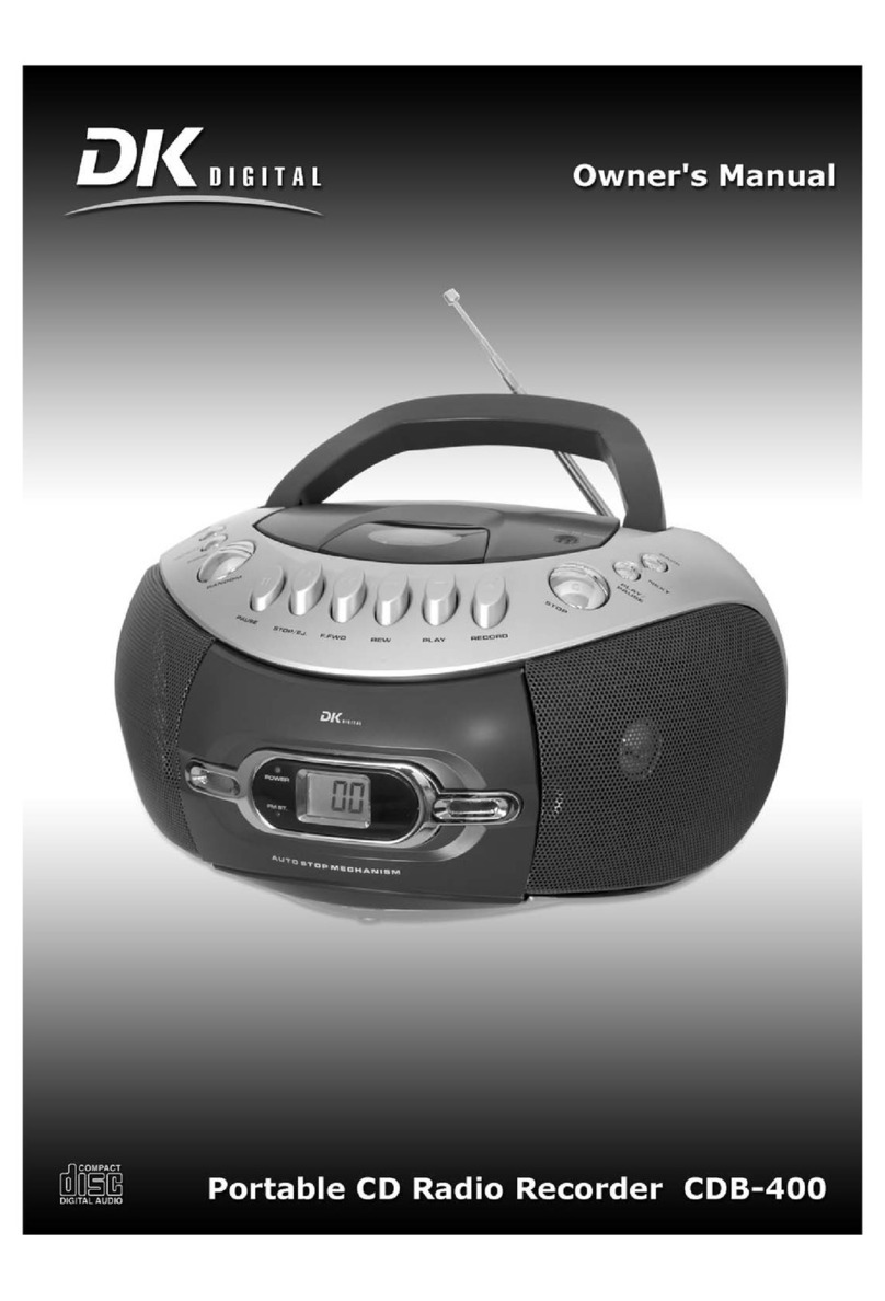 DK Digital CDB-400 owner's manual