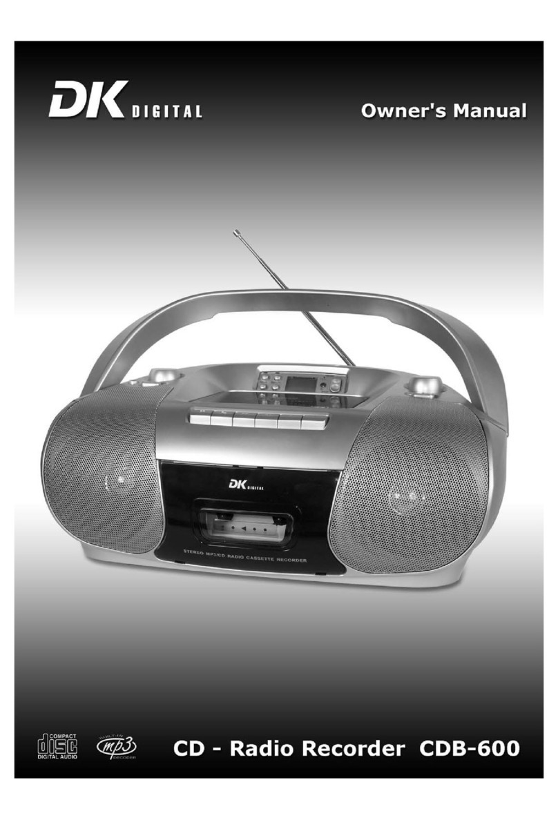 DK Digital CDB-600 User manual