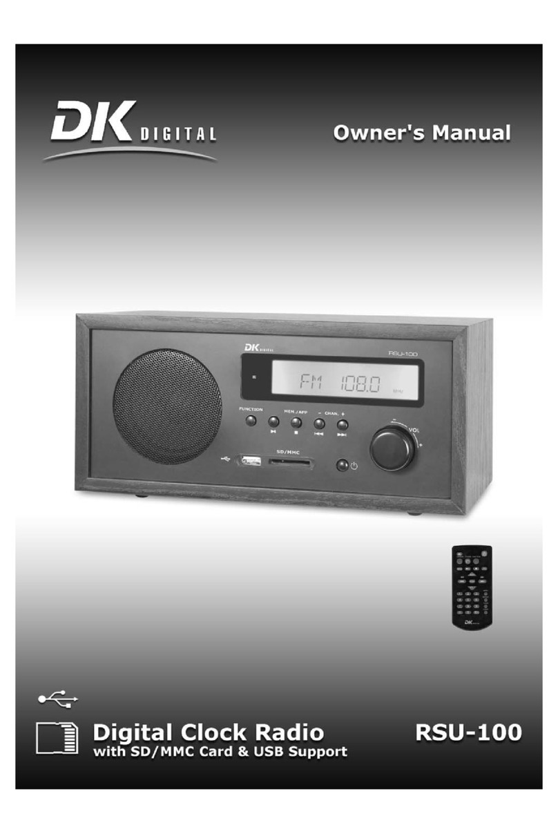 DK Digital RSU-100 owner's manual
