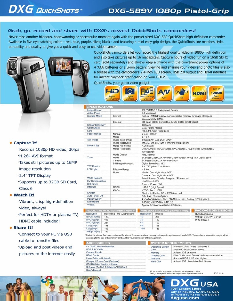DXG DXG-5B9V User manual