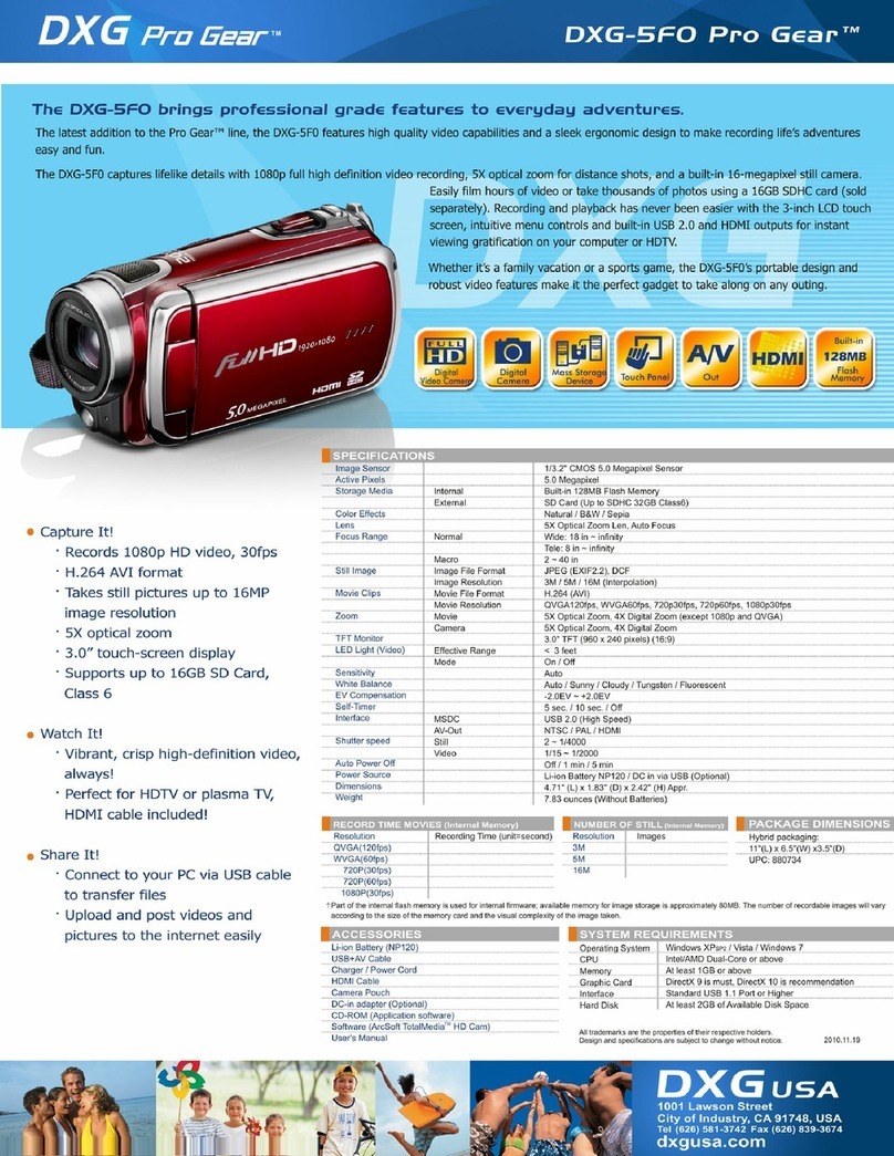 DXG DXG-5F0V HD User manual