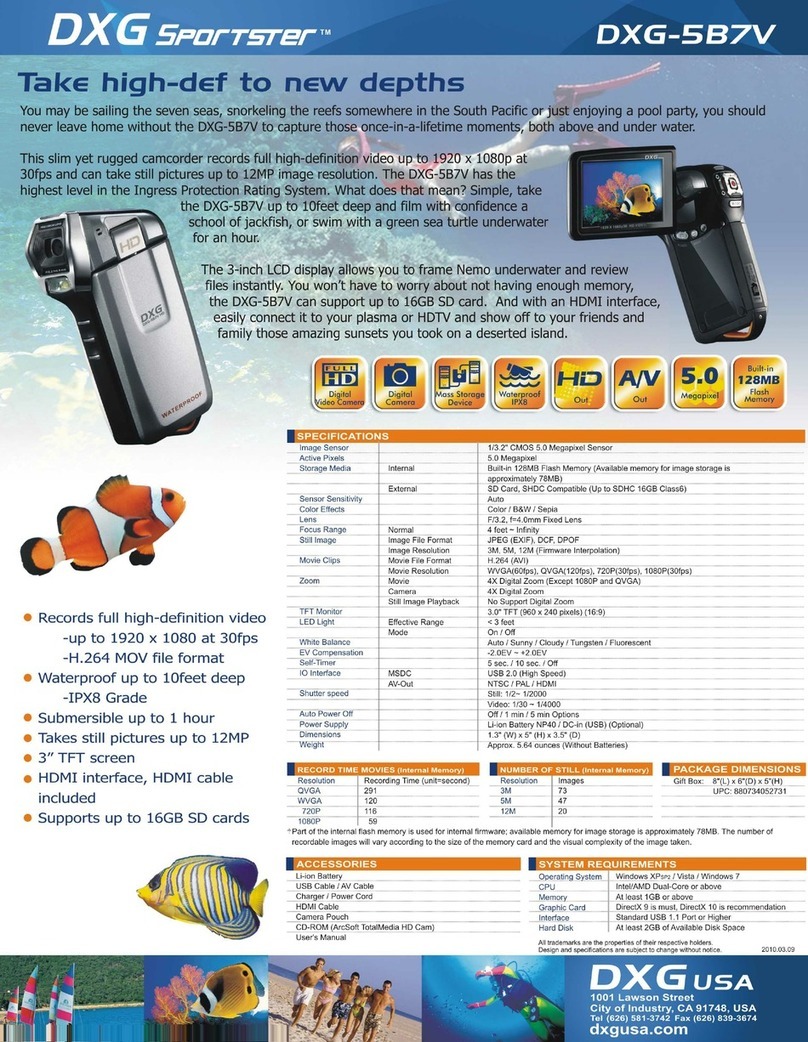 DXG DXG Sportster DXG-5B7V User manual