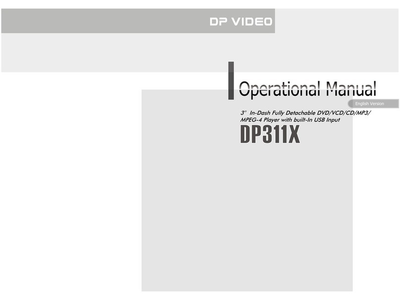 DP Audio Video DP311X User manual