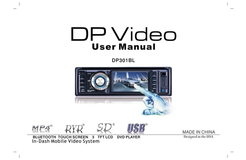 DP Audio Video DP301BL user manual DP Audio Video DP301BL user manual