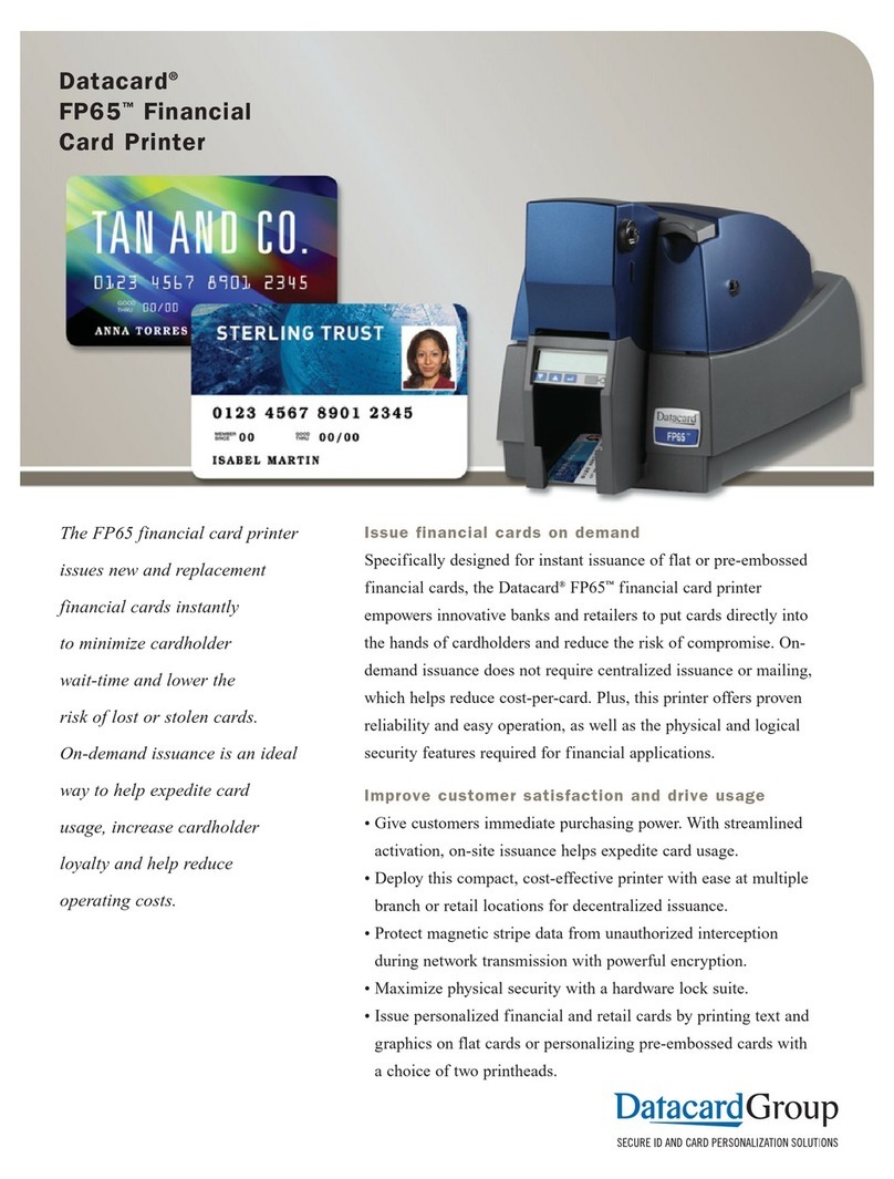 DataCard FP65 User manual DataCard FP65 User manual
