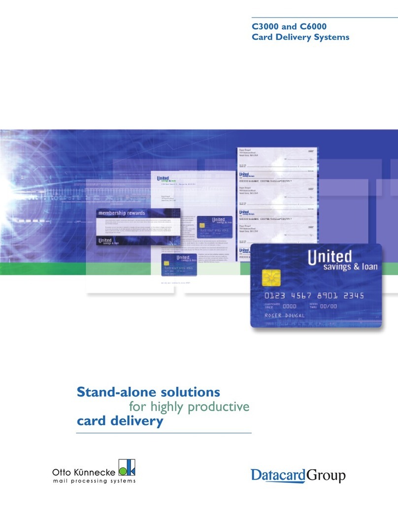 DataCard C3000 User manual DataCard C3000 User manual