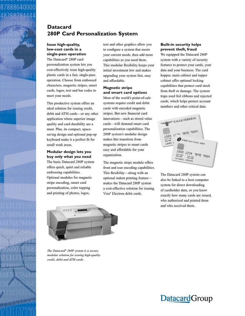 DataCard 280P User manual DataCard 280P User manual