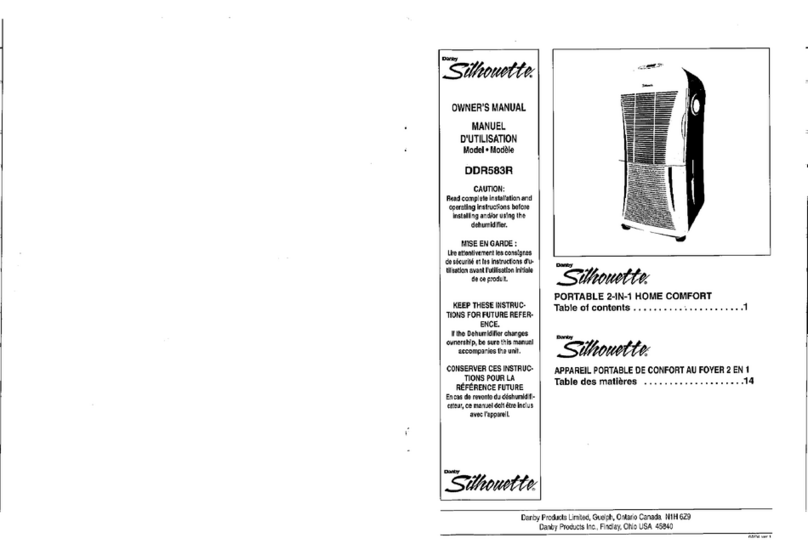 Danby Silhouette DDR583R User manual