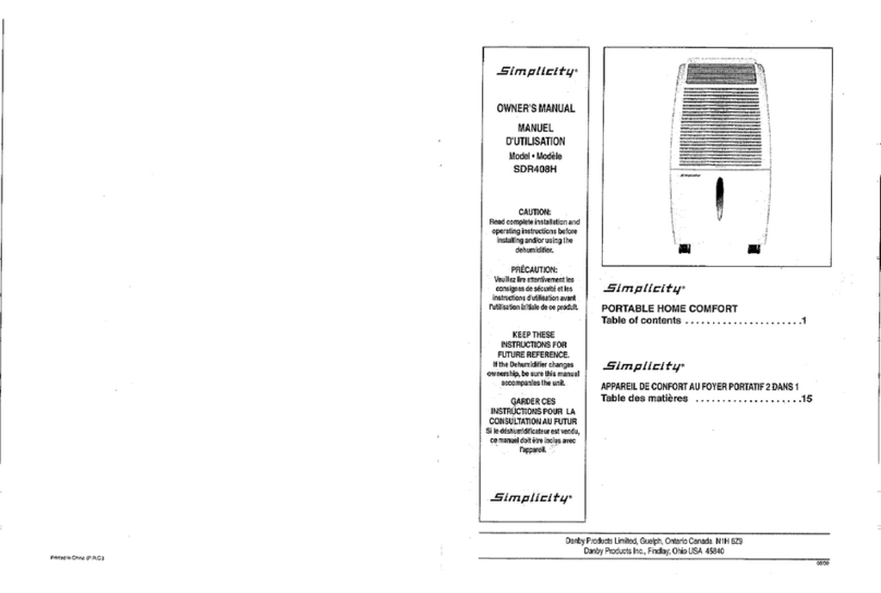 Danby SDR458H User manual
