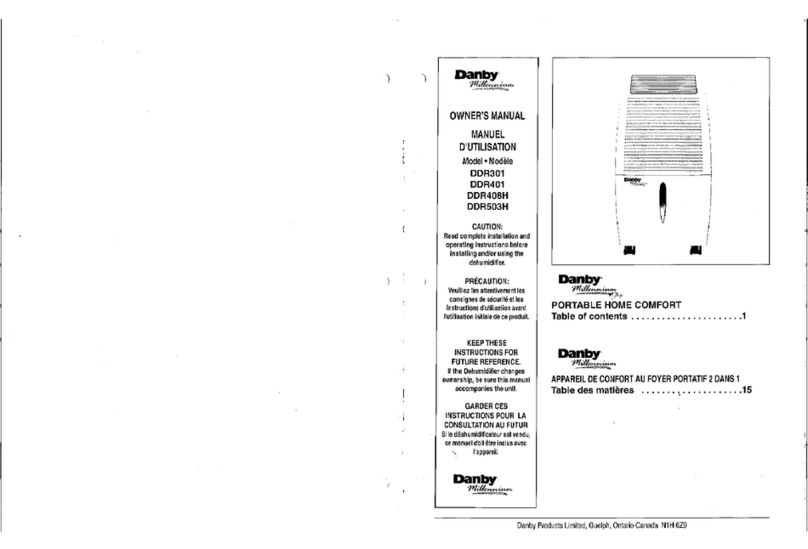 Danby Millenium DDR301 User manual