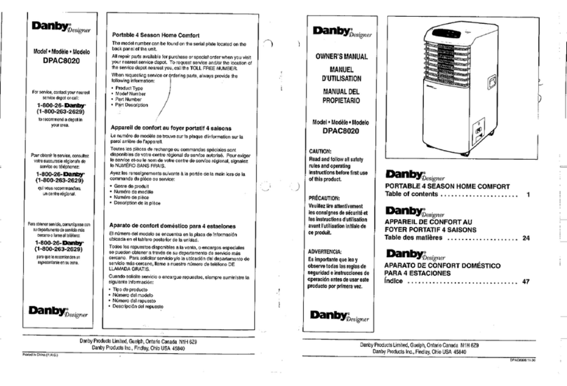 Danby Designer DPAC8020 User manual