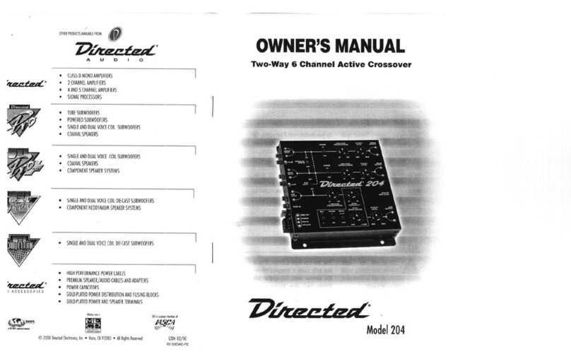 Directed Audio 204 owner's manual