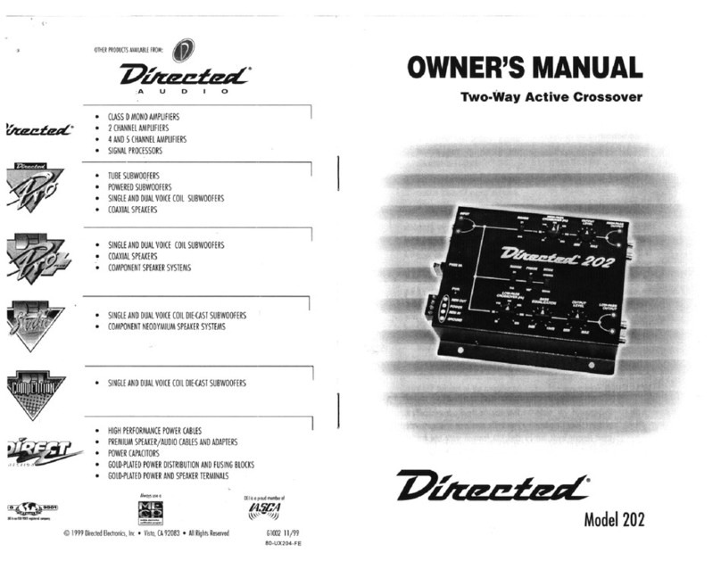 Directed Audio 202 owner's manual