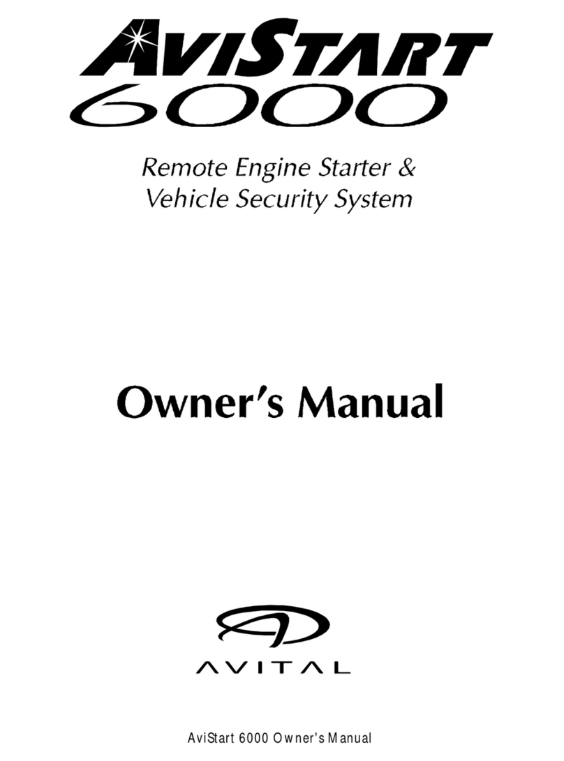 Avital AviStart 6000 User manual