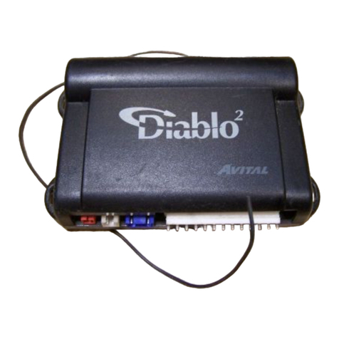 Avital Diablo 2 owner's manual