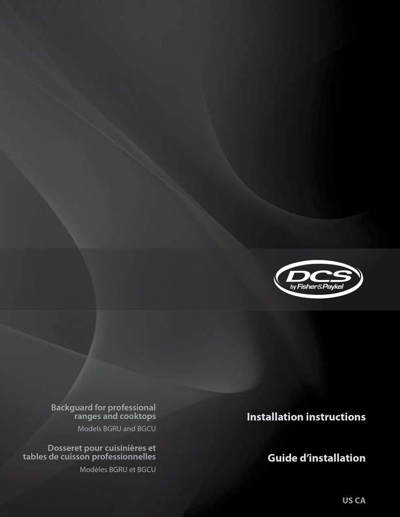 DCS BGCU-3036 installation instructions