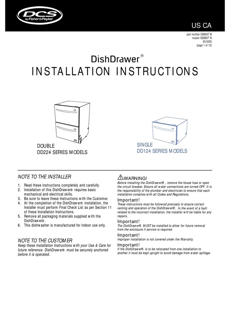 DCS DD124-C User manual