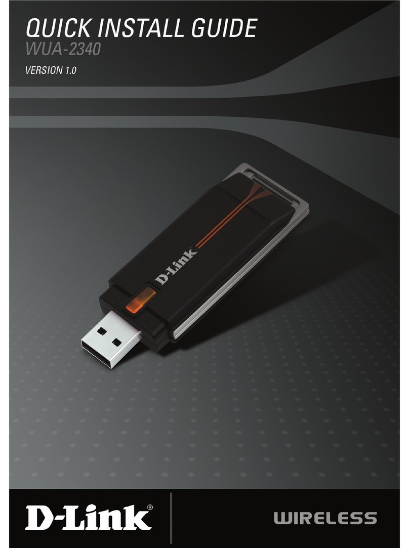 D-Link RANGEBOOSTER G WUA-2340 User manual D-Link RANGEBOOSTER G WUA-2340 User manual