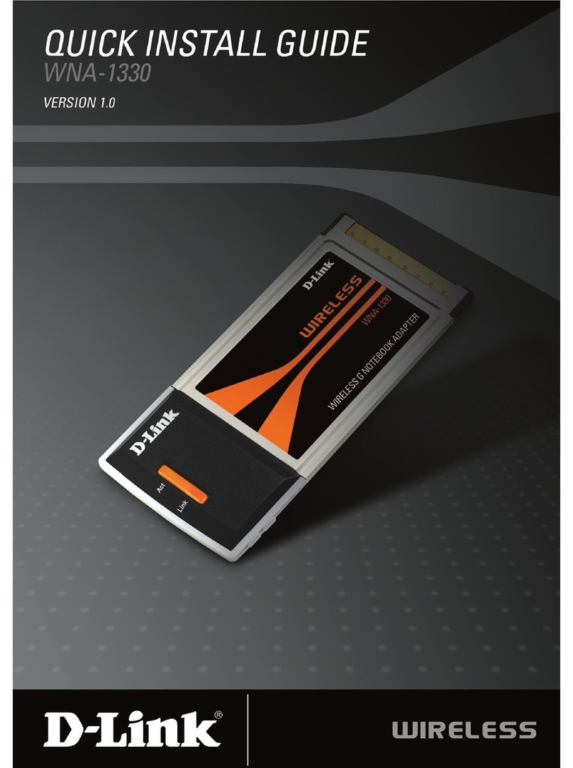 D-Link WNA-1330 User manual D-Link WNA-1330 User manual