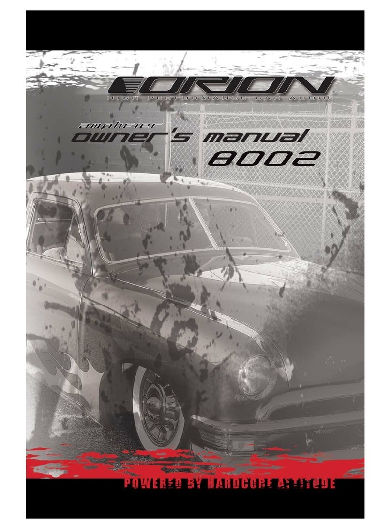 Orion ORION 8002 User manual