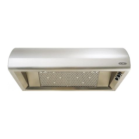 DCS Vent Hood ES36 installation guide