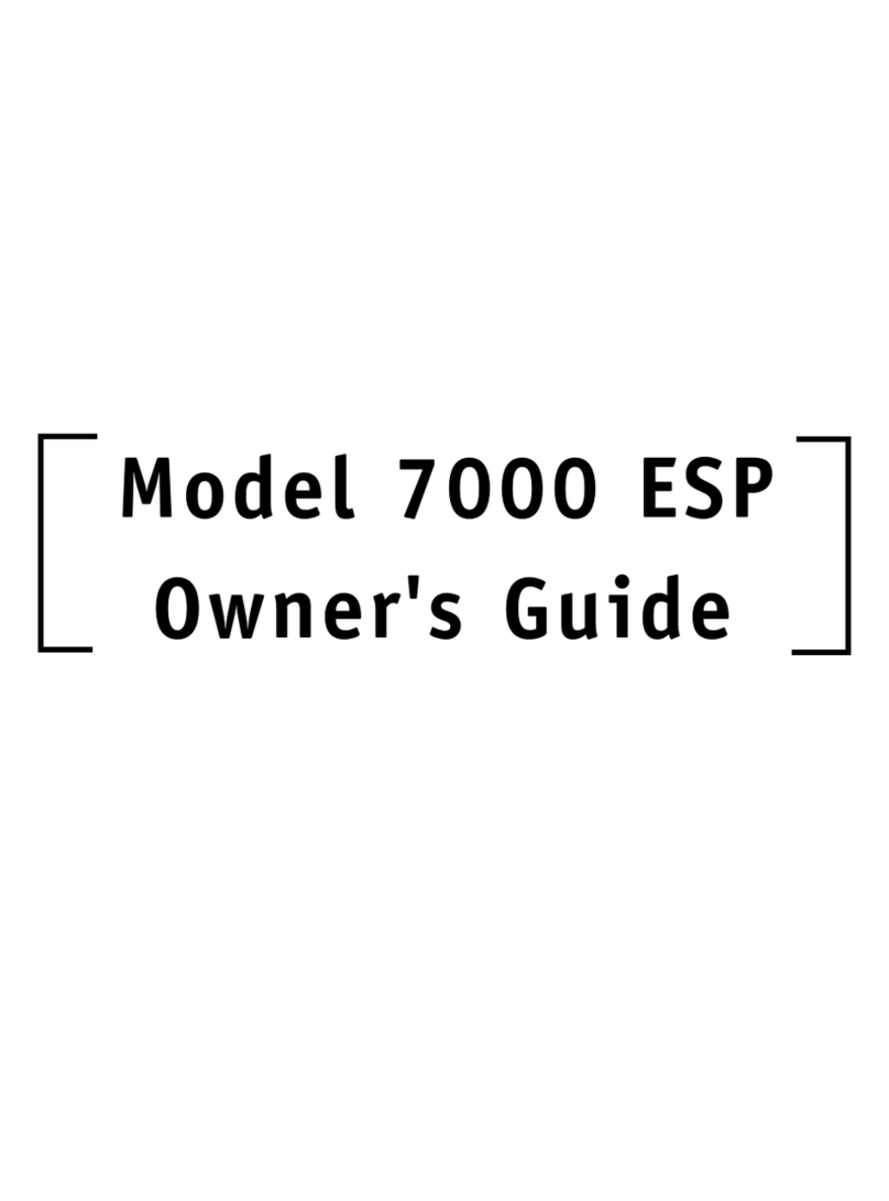 DEI 7000 ESP User manual