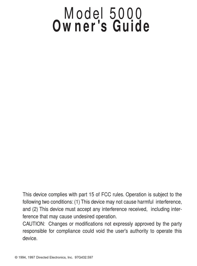 DEI 5000 User manual